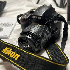NIKON✨ - D3300 (BOTH LENSES) + Accessories Included🖤